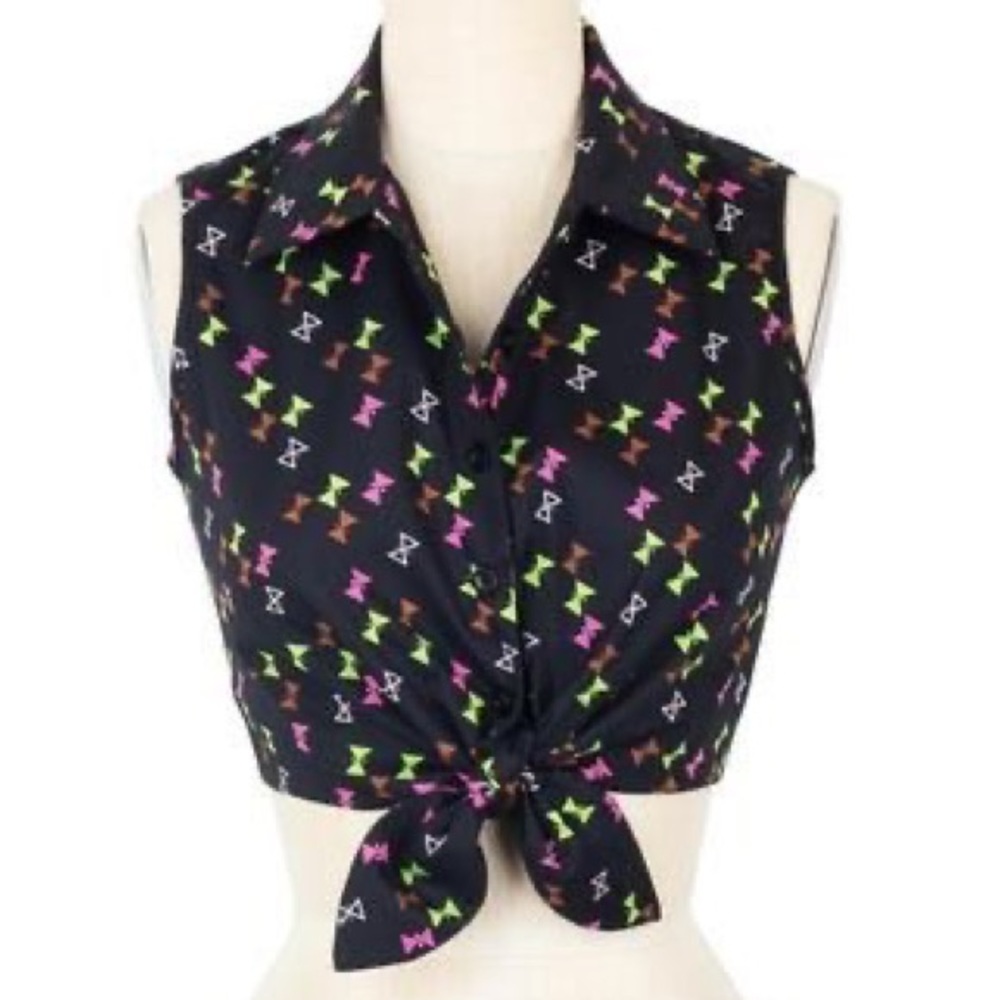 Size 24 Trashy Diva Hourglass Dolly Tie Top